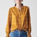 Harper NEW Faherty  TOP IN ASPEN GOLD PLAID Photo 0
