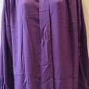 Krass&co NY& Purple Blouse With Bow Tie Front Size XL Women’s Top NWT Photo 0