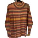 BeachLunchLounge  NEW Collection Colorful Ombre Mock Neck‎ Sweater large Photo 3