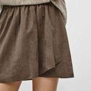 Wilfred  Free Aritzia Nescher Faux Suede Mini Skirt Size XS Photo 0