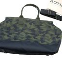 Rothy's NWoT Rothy’s The Weekender in Olive Camo Large Duffle w/ Strap Dust & Wash Bag Photo 3