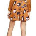 3.1 Phillip Lim X Target Orange And Blue Animal Print Pleated Mini Skirt Size 6 Photo 1