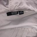 a.n.a . Size M Shiny Khaki Hooded Jacket Photo 12