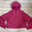 Lululemon Scuba Oversized Half-Zip Hoodie Pullover Pink Lychee M/L Photo 0