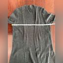 Adrienne Vittadini  Women’s 100% Extra Fine Merino Wool Open Cardigan Gray Size L Photo 6