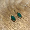 Onyx LIRM Faceted Green  Gold Vermeil Over Sterling Silver Dangle Earrings Photo 4