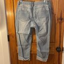 J.Jill  Petite denim light blue Cropped Cuffed jeans size 12P Authentic Fit Photo 1