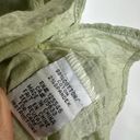 Habitat  cotton light green crinkle textured sleeveless blouse size small Photo 5