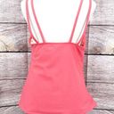 MiracleSuit  Pink Double Strap Tankini Top Size 16 Photo 4