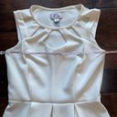 Sweet Storm  sleeveless cream dress Cutouts details Women’s size S Photo 3