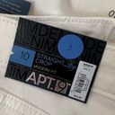 Apt. 9 Kohls  Straight Leg Capri White Jeans Photo 3