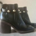 Kensie  Karmela Black Ankle Booties with Pearl Detail Women's Size 7 Photo 1