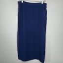 Vintage Blue  Polyester Skirt Photo 5