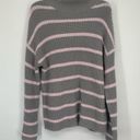 Caslon 𝅺 mock turtleneck striped sweater small Photo 2