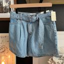 Abercrombie & Fitch Denim High Rise Loose Shorts Photo 0