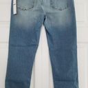 Hudson Jeans Hudson Natalie Midrise Slim Boyfriend Crop Honey Bee Blue Jeans WOMENS SIZE 28 Photo 4