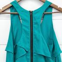 Lush Clothing Lush Womens L Mini Dress Teal Sleeveless Tank Tiered Layered Sundress Ruffled Photo 3