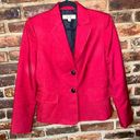 Krass&co 9 &  Maroon Red 2-Button Blazer Jacket Women's Size 6 Photo 0