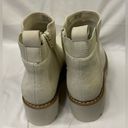 Sonoma Goods For Life Women's Ivory Banana Chunky Heeled Ankle Boots - Size 8.5 Photo 2