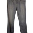 NYDJ  Alina Denim Leggings Womens Size 12 Grey Wash Front Zipper Lift Tuck Photo 0