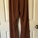 CRZ Yoga XS Brown High Waist Criss Cross Flare Leggings Photo 1