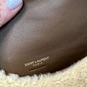 Saint Laurent Small Shearling Pouch Clutch NWT Photo 2