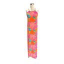 Trina Turk NWT  Milan Gingko floral halter maxi dress pink blue orange size XL Photo 11