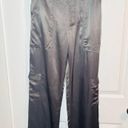 Young Fabulous and Broke  Finley Satin Cargo Pants Grey S NWT Photo 2