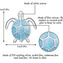 Sterling Silver 925  Sea Turtle Stud Earrings Photo 6