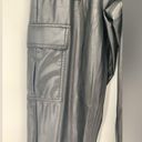 American Eagle  Stretch High-Waisted Vegan Leather Straight Cargo Pant Size 10 Photo 3