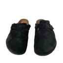 Birkenstock  Boston Black 41 Suede Slip On Clog unisex M 8/8.5- W 10/10.5 Photo 4