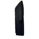 Alexis Vintage 80s 90s  Womens 2 pc Black Long Tuxedo Dress with Jacket Size L Photo 2