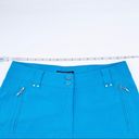 DKNY NEW  Golf Women's Bright Blue Zipper Bermuda Athletic Shorts Capris Size 6 Photo 8