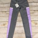 FootJoy  lavender gray white ankle leggings size small Photo 0