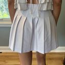 White Pleated Cheer Skirt Photo 1