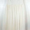 City Chic NWT  maxi shine bright ivory delicate tulle sequins sleeveless size 18 Photo 0