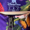 Disney  Parks Womens Small TinkerBell Purple  Floral Full Zip Peplum Jacket Photo 4