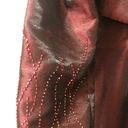 Alex Evenings Vintage Red Beaded Maxi Prom Dress Photo 7