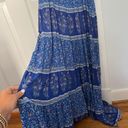 R. Vivimos Maxi Skirt Blue Photo 1