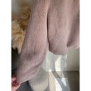 Forever 21 F21 Plush Faux Fur Shearling Jacket Mauve Pink Lux Collared Teddy Coat Small Photo 6