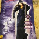 NEW Rubie’s Midnight Priestess Vampire Costume Black Velvet Hooded Gold Trim Size L Photo 1