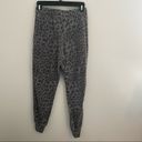 Sundry  Grey Leopard Print Sweatpants Photo 3