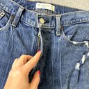 Abercrombie & Fitch Abercrombie Fitch Womens Jeans Size 6 Mom Jean High Rise Distressed Raw Hem Photo 2