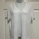 Edge S’ White Short Sleeved Stretch V Neck Tee Photo 1