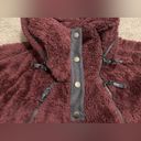 Kuhl Women’s  Flight Fleece Sherpa Pullover Hoodie Maroon Burgundy Size M Photo 2