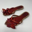 Champion Sundance Slide Red Leather Sandals Size 37 Photo 1