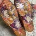 Coach  Poppy Pixy Glaser Graffiti Rubber Rain Boots Multicolor Pink Size 9 Photo 2