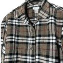 Christopher & Banks Vintage  Plaid Knit Button Down Shacket Size XL Photo 1