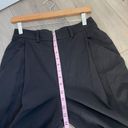 Oak + Fort  black front pleat trousers high waist size 6 Photo 7