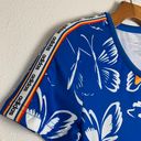 Adidas Dresses  X Farm Rio Butterfly Dress Blue T-shirt Sz XS Photo 2